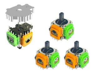 ElecGear 4��TMR �W���C�X�e�B�b�N�����p��PS4�A���̑��̃R���g���[���[�A�d������TMR Joystick�R���g���[���X�e�B�b�N + �͂񂾏������M�v���[�g�C���c�[��