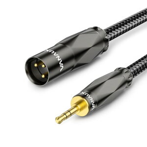 xlr 3.5mm �ϊ� �}�C�N�P�[�u��,�A���o�����X3.5mm TRS(�I�X)- XLR(�I�X)3�s �P�[�u��, �}�C�N/�X�s�[�J�[/�R���\�[��/�g�ѓd�b/�J����/�A���v�ȂǂɓK�p(1m)