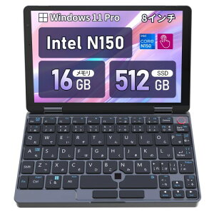 Zwide N150�m�[�g�p�\�R�� 2in1 �^�u���b�g Windows11 8�C���` ���{��L�[�{�[�h 16GB RAM+512GB ROM �^�b�`�X�N���[�� 360�x��] (�C���`, 8, �O���[, N150, 512, GB, Windows 11 Pro, GB, 16)
