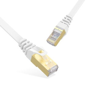 LAN�P�[�u�� 20M �J�e�S���[7 RJ45 CAT7 �C�[�T�l�b�g�P�[�u�� �l�b�g���[�N �t���b�g�P�[�u�� ���炩 �z���C�g �ܐ܂�h�~ ���f�� ���[�^�[ PS3 PS4 Xbox���ɑΉ�