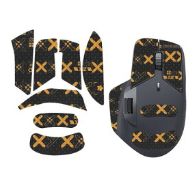 Rapoo MT760 用 マウスグリップ テープ Rapoo MT760 ゲーミングマウス 用 滑り止めグリップテープ 極薄 優れる吸水性 アンチスリップ テープ ゲーミングマウス用 (ブラックゴールド)