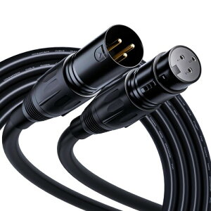 Mukjipa XLR�P�[�u�� �}�C�N�P�[�u�� �I�X-���X XLR�o�����X�ڑ� �}�C�N�AAV�A���v�A�X�s�[�J�[���̘^���f�o�C�X�ɑΉ� �L���m���P�[�u�� OFC�P�[�u�����g�p XLR-BLFM-B (7.5M, 2Pack)