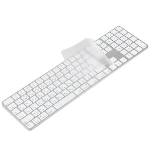 L[{[hJo[ for iMac Magic Keyboard {zJIS (Touch ID, eL[t, A3119), 2024N 24C` M4`bv iMac Magic Keyboard p,  TPU? hhoJo[ یJo[ L[X