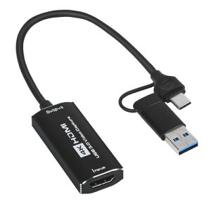 HDMI �L���v�`���[�{�[�h 4K �r�f�I�L���v�`���J�[�h USB 3.0 �Q�[���L���v�`���[ USB/Type C 2 in 1 ���^�y�� UAC��UVC YUV4:2:2 HDMI�r�f�I�^��/�Q�[���^��/���C�u�z�M/�e�����[�N/Web��c�p Windows/Linux