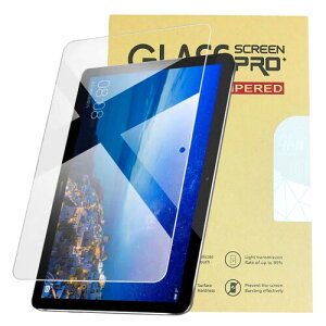 Huawei MediaPad T5 10 �Ή� �����K���X�t�B���� 10.1�C���` �t���ی�t�B���� �\�ʍd�x9H �����ߗ� ����\�ʎd�l ��ʕی� �w��h�~ �ی�V�[�g - Huawei MediaPad T5 10 �K�p �t���ی�t�B����