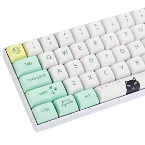 XDA�v���t�@�C��PBT�L�[�L���b�v60���A135�L�[�J�X�^���Q�[�~���O�L�[�L���b�vANSI US����� ���C�A�E�g�p�̏��،^Cherry Gateron MX�X�C�b�`���J�j�J���L�[�{�[�h(Strange cat)