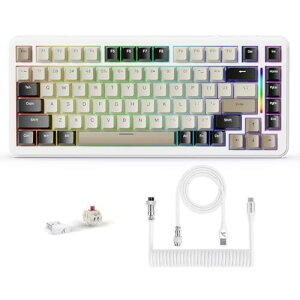 ATTACK SHARK M86 82L[CAEg KXPbg}Eg JjJL[{[h CX 1.2mmwVOL[XbgPCB{[h 5wpbhHIFI 3FOEML[Lbv (`[Y)