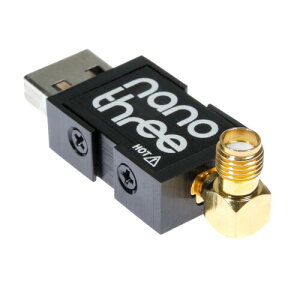 Nooelec NESDR Nano 3 - �v���~�A�����^RTL-SDR�i�A���~�j�E�����G���N���[�W���[�t���j�A0.5PPM TCXO�ASMA��MCX���́��J�X�^���q�[�g�V���N�B RTL2832U�����R820T2�x�[�X�̃\�t�g�E�F�A����