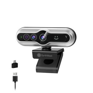 2K Windows Hello �E�F�u�J�����AWindows Hello ��F���J�����A��c��r�f�I�ʘb�p�� 2K USB �E�F�u�J�����A�m�C�Y�ጸ�}�C�N�A�������␳�A84° �L����p�A�X���C�h���v���C�o�V�[�J�o�[�AMicrosof