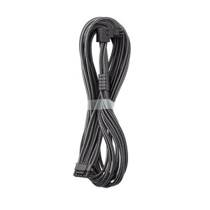 CableMod Universal Pro ModMesh Sleeved 12V-2x6 12VHPWR 90 StealthSense Direct PCIe Cable (Variant B, Carbon)