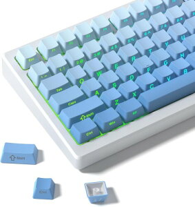 Womier 135�L�[ PBT�L�[�L���b�v�Z�b�g�A�u���[�A�_�u���V���b�g�A�`�F���[�v���t�@�C���A�O���f�[�V�����A�T�C�h�v�����g�A���J�j�J���Q�[�~���O�L�[�{�[�h�p