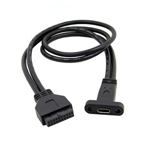 CYVO|[gUSB 3.1^CvC USB - CXto USB 3.0}U[{[h19pinwb_[P[u40 cm