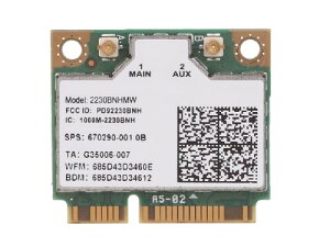 Laptopdiyparts Ce Centrino Wireless-N 2230 Single Band 802.11b/g/n 300Mbps WiFi/Bluetooth 4.0 PCIe Mini half card 2230BNHMW