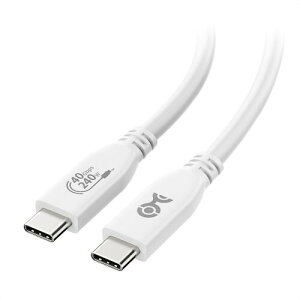 (USB-IFF) Cable Matters 40Gbps USB4 P[u - 1mA(8K@60Hz / 4K@240HzrfIA240W[dA40Gbpsf[^) USBCfBXvCP[uAThunderbolt 4 / MacBook/XPS/Surface ProΉ - zCg