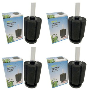 L CLOVER 水槽 スポンジフィルター 大型 ろ過 投げ込み式 熱帯魚 観賞魚 金魚 めだか 淡水海水両用 水質改善 2811 2813 (2811 4個セット)