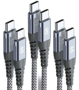 ^Cvc P[u USB C&USB C P[uiPhone 16/iPhone 15 [d Type-c ACtH15/phone15 pro Max,iPad Pro/Air,MacBookPro,Samsung Galaxy S24/ S23/S22/S21,Sony,PixelType-c@Ή (O[)