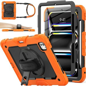 SEYMAC stock 2025N/2024N 11C`iPad Pro(M5/M4)ϏՌP[X یtBt y[ 360°]X^h nhXgbv V_[Xgbv SʕیJo[ iPad Pro 11 2025/2024p^iI