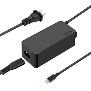 45W USB-C ACA_v^[ Type-C m[gp\R[d PDΉ 20V 2.25A d A_v^[ ^CvC [d for m{ Thinkpadp, Yoga, for Dell Latitudep, for MacBook Air, for HP Spectre, for ASUSȂǃm[gp\R