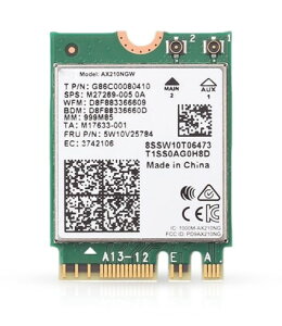 HighZer0 Electronics AX210 WiFi 6E Card | Tri-Band 2.4/5/6 GHz Wi-Fi | Up to 2.4 Gbps | M.2 Wifi Card for PC | No vPro | Supports Bluetooth 5.3 & Intel, AMD, Windows 10/11, Linux | AX210NGW