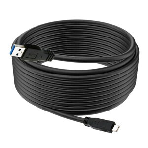xiwai 5m USB-C USB 3.1 Type C オス - USB3.0 Type A オス データ GL3523 リピーターケーブル タブレット & 電話 & ハードディスクドライブ用 (5.0m)