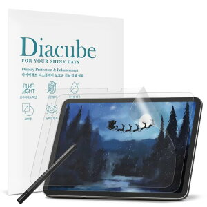 Diacube Paperfeel �X�N���[���v���e�N�^�[ 2���p�b�N Lenovo Tab P11/P11 Plus 11�C���` 2021�N�p �A���`�O���A�}�b�gPET�t�B���� ���̂悤�ȕ`��Ə������ݗp �������^�b�` �ȒP�\��t��