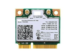 HP 710661-001/756753-001 �C���e�� Dual Band Wireless-AC 7260 802.11ac + BT4.0 �J�[�h 7260HMW for HP ProBook 640/645/650/655 G1, 430/450/G470 G2, EliteBook 820/840/850 G1 ZBook 14, ZBook 17