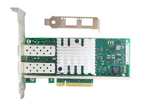 Lespu 10Gbps�l�b�g���[�N�T�[�o�[ 82599ES �C���e�� X520-DA2�Ή� E10G42BTDA �C�[�T�l�b�g�R���o�[�W�h�A�_�v�^�[ PCI-E2.0 X 8 �f���A��SFP+�|�[�g (X520-DA2)