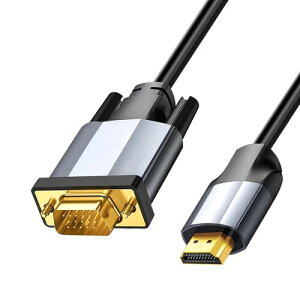 Eono(CI[m) - HDMI VGA ϊP[u, HDMI IX to VGA IX, S[hbLHDMIVGA bvgbv, PC, j^[, vWFN^[, HDTV, XboxȂǂɑΉ (3m)