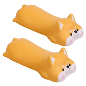 マウス用リストレスト 2点セット かわいい柴犬のデザイン ハンドレスト ミニ ソフト低反発パームレスト マウス手首クッション 腕置き 小型 軽量 オフィス/勉強/学生/女性用 キャラクタ