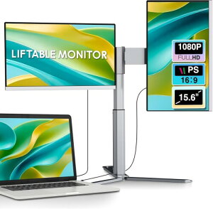 LivElect 15.6C` fAoCj^[fAfBXv 2ʃoCfBXvC gv S@Ή USB-Cڑ FHD1080P X^hA[t }` [obOt Z2