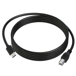 USB-C to USB-B �v�����^�[�P�[�u�� Epson EcoTank ET-2800 / ET-4800 / ET-2400 / ET-2850 / ET-8550 / ET-4850 / ET-3850 / ET-15000 / ET-8500 / XP-5200 �Ή��AUSB 2.0 Type-B �ϊ��P�[�u���A�v�����^�[�E�X�L���i�[�E�d�q�s�A