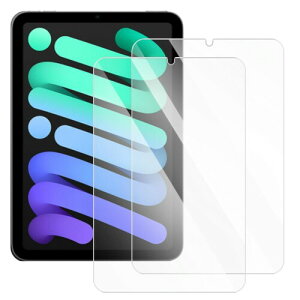 UOWORLD|iPad mini6 (��6����) (2021) �Ή� �d�x9H �����K���X�t�B���� �t���ی� �w��h�~ �����߃N���A �A�C�p�b�h �^�u���b�g�p�K���X�t�B����