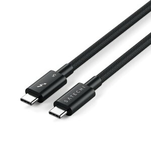 Satechi �F�� Thunderbolt 5 �P�[�u���A240W PD�A120Gb/s �f�[�^�A�f���A�� 8K@60Hz�A�g���v�� 4K@144Hz�A�ґg Thunderbolt 5/4/3�AiPhone 17�AMacBook Air/Pro/Neo�A�m�[�g�p�\�R���p �݊�USB-C �P�[�u��