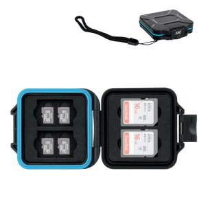 JJC y ^ [J[hP[X MicroSD & SDJ[hP[X SD/SDHC/SDXC J[h 4 + MicroSD/TF/MSDJ[h 8 [P[X 16.4mm ψ ϏՌ h ho gѕ֗ XgXgbvt