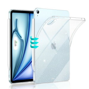 ESR iPad Air 11C` P[X (M3/M2A2025/2024) iPad Air 5/4 P[X(2022/2020)p Xy ωϐ wʃJo[ Pencil Pro/USB-CΉ ZeroV[Y Ob^[NA