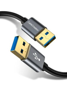USB 3.0P[u, CableCreation USB 3.0 A (IX) - (IX) USB to USBP[u HDDGN[WAJA菑{[hAWG[^[ȂǑΉ Xy[XO[ 0.5m
