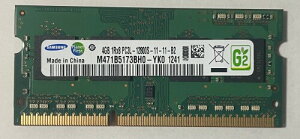 TX PC3-12800(DDR3-1600) SO-DIMM 4GB m[gPCp DDR3LΉf id1.35V & 1.5V Ή)