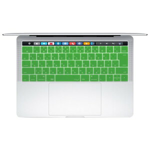 MS factory MacBook Pro 13 Pro 15 �^�b�`�o�[ ���� Late 2016 ���f���p �L�[�{�[�h �J�o�[ ���{�� JIS�z�� pro13 A1706 pro15 A1707 Touch Bar ���ڃ��f�� �L�[�{�[�h�J�o�[ RMC series �O���[�� �� RMC-KEY-TB-GRN