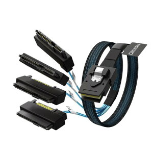 OIKWAN Mini-SAS - SASP[u: 1M SFF8087 - SAS SFF-8087 - SFF-8482 RlN^[ 4X SAS 29s SATA-Power A_v^[P[ut (3.3tB[g)