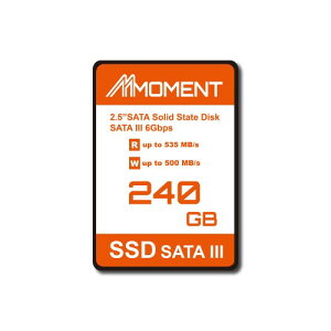 MMOMENT 240GB 2.5�C���` SSD SATA3 6Gb/s (�Ǎ��ő�550MB/s)