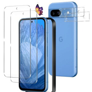 Pixel 8a �p�̃K���X�t�B�����i2���j+�J�����t�B�����i2���j�s�N�Z��8a �p�� �t�C���� �����t���ی�t�B���� �����^�b�`�\�t��/�C�A�[��/�P�[�X�Ɗ�����/�d�x9H/��U�h�~/�w��h�~