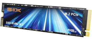 SIX NVMe M.2 SSD 1TB - PCIe Gen5.0x4�Ή� �ő�14,300MB/s�]�����x AI�Q�[�~���O���� �m�[�gPC/�f�X�N�g�b�v�p����SSD�q�[�g�V���N�t��