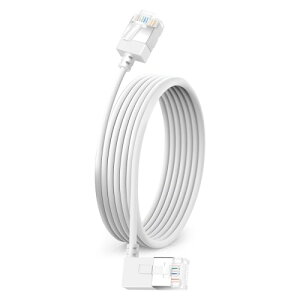 Dutevolns ׂ _炩 Cat6A C[TlbgP[u 90°EɌX΂Ă8mA^ Cat6 Rj45 LAN MKrbgA10Gbps 550MhzP[uAΉ PCA[^[APS4APS5pij