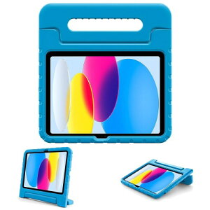 iPad 11���� �P�[�X iPad 10���� 2025 11�C���` 2022 10.9�C���` �q�ǂ��p �L�b�Y �ϏՌ� �y�� �X�^���h�@�\ EVA �y�����[ �y���z���_�[ �n���h���t�� �ی� �J�o�[ (�u��-)