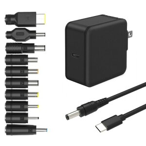 m[gp\R [d Type-C ACA_v^[ 65W USB-C }[d GaN̗p PDΉ dA_v^[ 10ϊDCWbNt 18.5V~20Vp ŗp dynabookp xmʗp NECp m{p Dellp HPp Acerp A