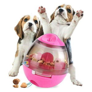 犬 おやつボール ペットおもちゃ 餌が出る フード ボール 玩具 噛むおもちゃ 餌入れ食器 早食い防止 ストレス解消 運動不足 餌やり エサ 犬猫用フード 倒れないエッグ だるまボール ペ