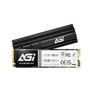 AGI AI858 1TB SSD Gen5×4 ������ �ő�ǂݎ�� 14000MB/s DRAM�L���b�V������ NVMe2.0 M.2 Type 2280 PCIe ����SSD 6nm�v���Z�X �u�����h�q�[�g�V���N�݌v 3D NAND �����d�� ���ϋv