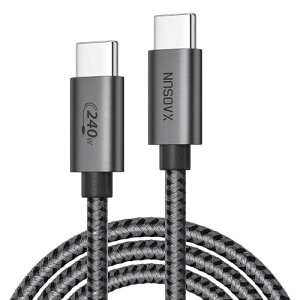 XAOSUN USB C P[u 240W }[d 140W[dΉ USB Type C 2.0 P[u 480Mbps iphone 15 plus pro maxAMacBook ProAiPad miniAMatebookAiPad ProAXperiaAGalaxyType C@Ή(2m)