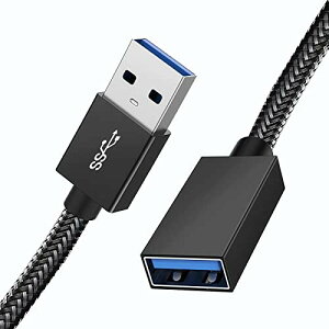 USB P[u 2m Popolier 5Gbps f[^] USB A(IX)-A(X) USBR[hiC҂ݐ 񂵂₷ (ubN(A))