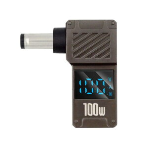 Xiwai USB-C PD 65W [dA_v^[ Type-C ͂ DC 5.5x2.1mm oWbNvO X}[g LED fW^fBXvC 100W o 20V 5A [dRlN^ m[gp\Rp